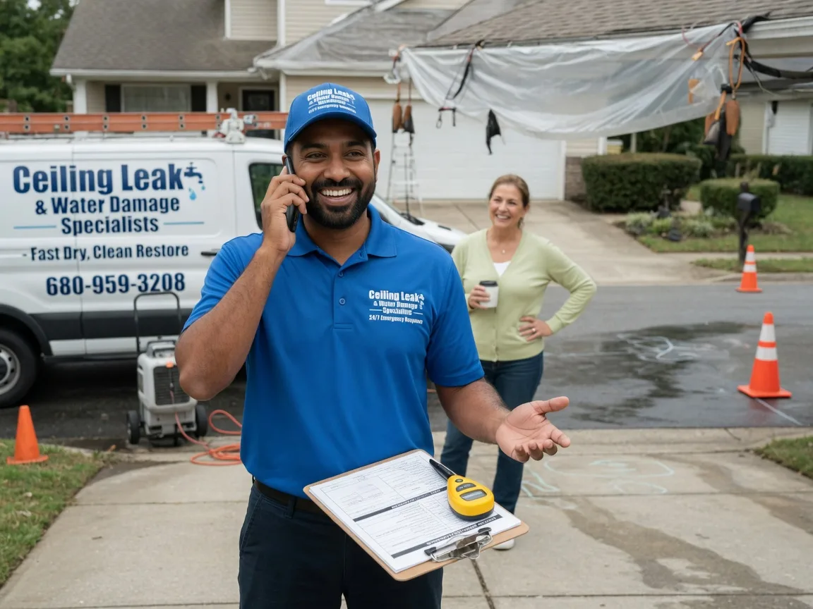 Ceiling Leak Cleanup Cape May Point, NJ FAQs